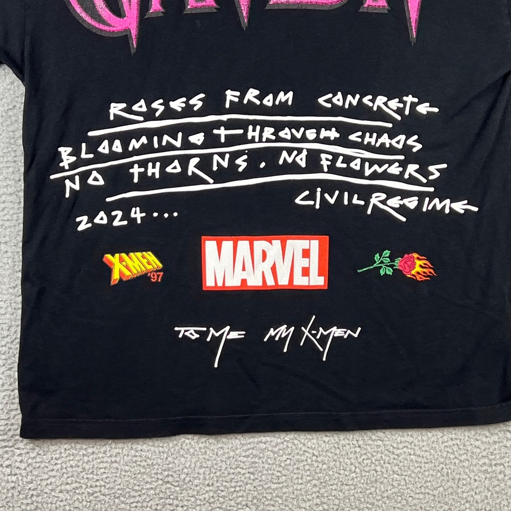 Civil Regime X-Men Gambit T-Shirt Mens Large Marvel Double Sided Graphic Print - Picture 10 of 16